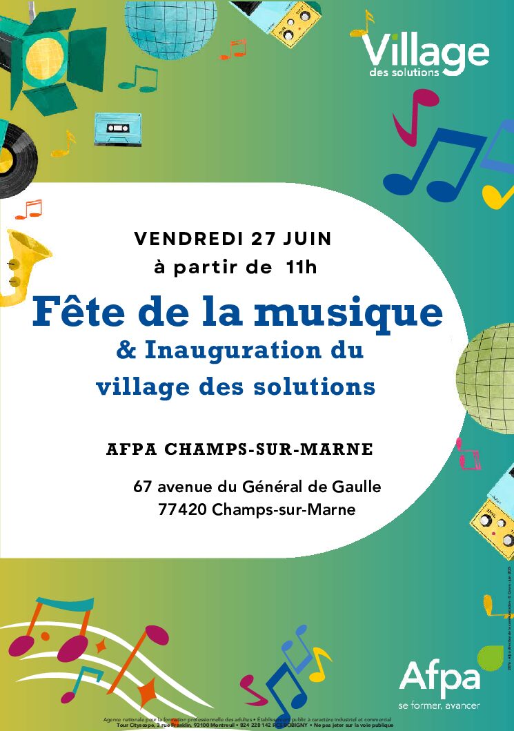 Fête de la musique & Inauguration du village des solutions